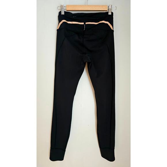 Alyson Felix Athleta Pants, Yoga, Running, Reflector, Mesh Sides, Black, Sz XS - Picture 3 of 10